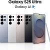 Samsung Galaxy S25 Ultra, 512GB Smartphone, Unlocked Android, AI Night Mode Camera, Snapdragon 8 Elite Fast Processor, 5000mAh Battery