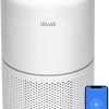 Anniversary Celebration while stocks last：LEVOIT Smart Air Purifier for Home Bedroom, H13 HEPA Air Filter with Real Time Air Quality Sensor, Removes 99.97% Pollen Allergies Dust Odours, Alexa Enabled Air Cleaner with Quiet Auto Mode, Core300S