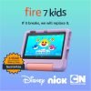 Anniversary Celebration while stocks last：Amazon Fire 7 Kids tablet (newest model) ages 3-7. Top-selling 7" kids tablet on Amazon. Includes 6 months of ad-free and exclusive content, easy parental controls, 10-hr battery, 16 GB, Purple