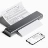 Anniversary Celebration while stocks last：Phomemo M08F A4 Portable Thermal Printer, Supports 8.26"x11.69" A4 Thermal Paper, Wireless Mobile Travel Printers for Car & Office, Bluetooth Printer Compatible with Phone & Laptop