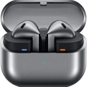 While Stocks Last：SAMSUNG Galaxy Buds 3 Pro AI True Wireless Bluetooth Earbuds, Noise Cancelling, Sound Optimization, Redesigned Comfort Fit, Silver